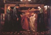 Dante's Dream at the Time of the Death of Beatrice (mk28), Dante Gabriel Rossetti